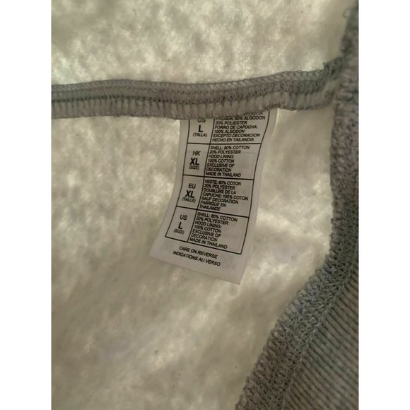 Disney Parks 2014 Disneyland Resort Large grey pullover sweatshirt - Picture 3 of 5